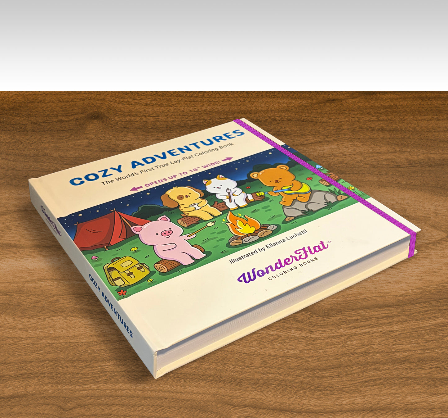 WonderFlat Coloring Book™ — Cozy Adventures