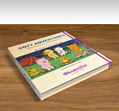 WonderFlat Coloring Book™ — Cozy Adventures