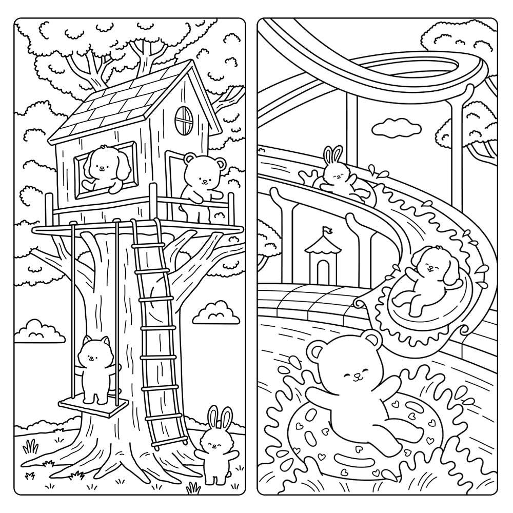 WonderFlat Coloring Book™ — Cozy Adventures